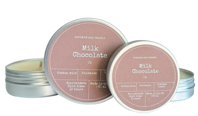 Bougie parfumée - Chocolat au lait