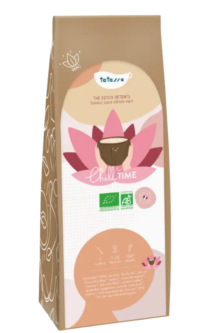 Chill Time - Tisane détox bio coco citron BIO - 100 g