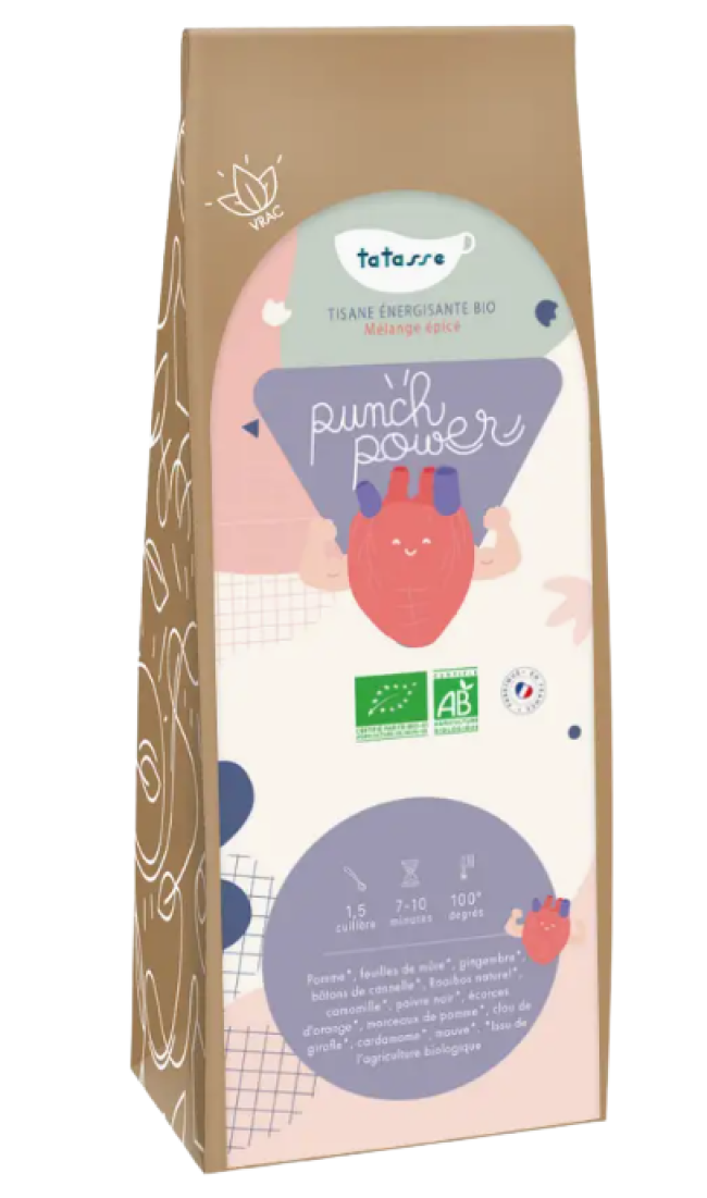 Punch Power - Tisane bien-être bio énergisante - 100g